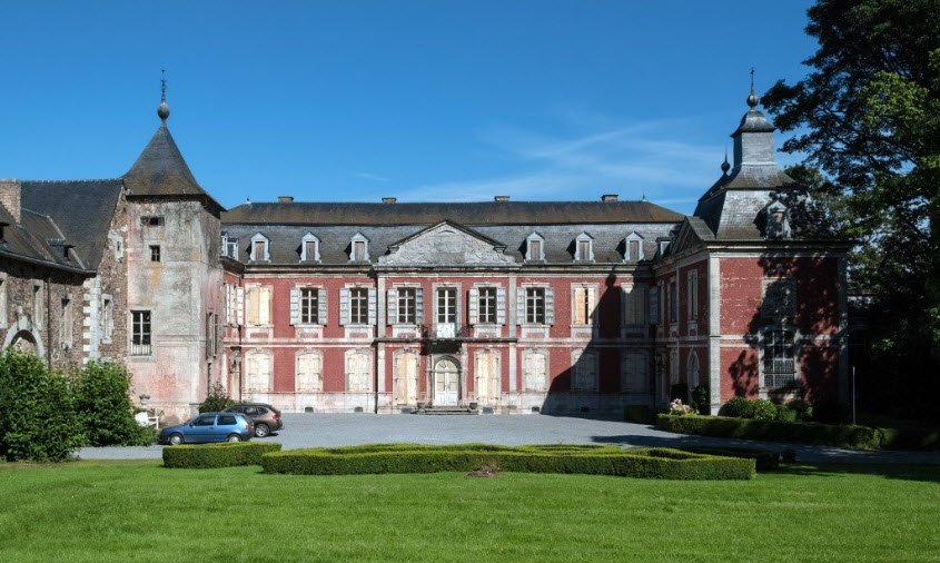 Le château de Belle-Maison, Marchin, Belgium